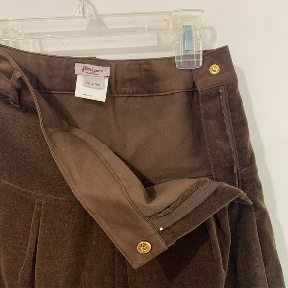 Brown Velvet Skirt - Picture 5 of 7